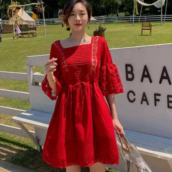 women summer dress arrival robe female square collar lace hollow out patchwork vestidos de mujer casual 210520, Black;gray
women summer dress arrival robe female square collar lace hollow out patchwork vestidos de mujer casual 210520, Black;gray