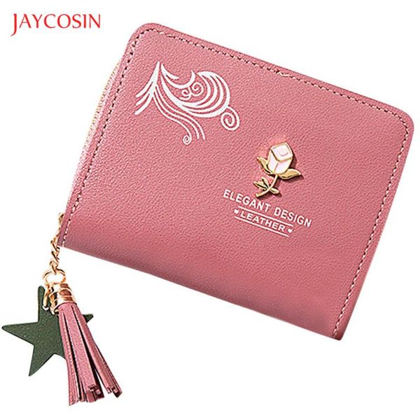 wallets jaycosin women fashion floral 2021 leather small purse ladies tassel zipper card bag for money clip wallet, Red;black
wallets jaycosin women fashion floral 2021 leather small purse ladies tassel zipper card bag for money clip wallet, Red;black