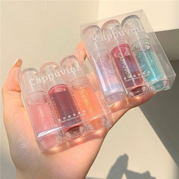 lip gloss 3pcs/set wet crystal jelly shiny clear mirror moisturizing glitter liquid lipstick oil tint
lip gloss 3pcs/set wet crystal jelly shiny clear mirror moisturizing glitter liquid lipstick oil tint