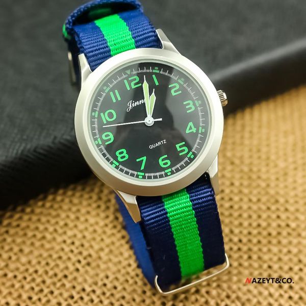 wristwatches promotion man watch fashion student green scale dial sports amy luminous hands nylon clock sliver alloy, Slivery;brown
wristwatches promotion man watch fashion student green scale dial sports amy luminous hands nylon clock sliver alloy, Slivery;brown