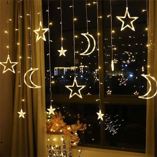 christmas decorations 3.5m led star moon curtain light garland string fairy lights outdoor for home wedding party year 2022 decor d5
christmas decorations 3.5m led star moon curtain light garland string fairy lights outdoor for home wedding party year 2022 decor d5