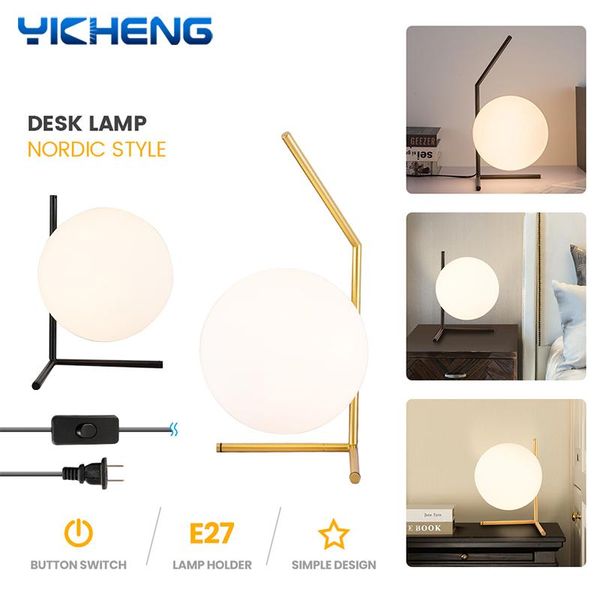 table lamps bedside lamp nordic desk light us plug e27 holder metal stand glass shell modern nightlight for room home decoration
table lamps bedside lamp nordic desk light us plug e27 holder metal stand glass shell modern nightlight for room home decoration