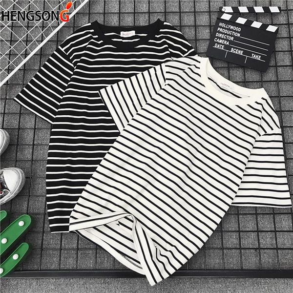women's t-shirt harajuku striped fashion 2021 short sleeve t shirts women loose womens female casual females korean style, White
women's t-shirt harajuku striped fashion 2021 short sleeve t shirts women loose womens female casual females korean style, White