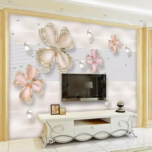 wallpapers po wallpaper european jewelry pearl art murals wall paper for 3 d living room tv background cloth papel de parede
wallpapers po wallpaper european jewelry pearl art murals wall paper for 3 d living room tv background cloth papel de parede
