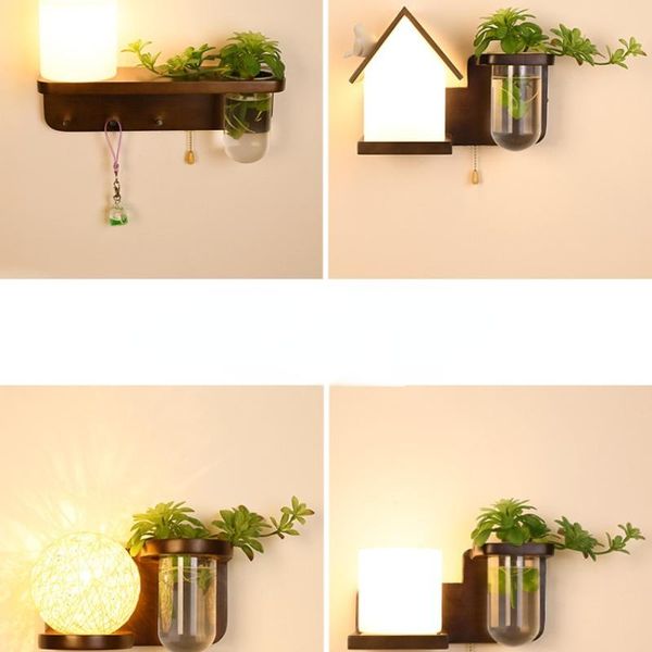 wall lamps modern solid wood led lights bedroom bedside lamp green plant corridor aisle pull cord switch room decoration lighting
wall lamps modern solid wood led lights bedroom bedside lamp green plant corridor aisle pull cord switch room decoration lighting
