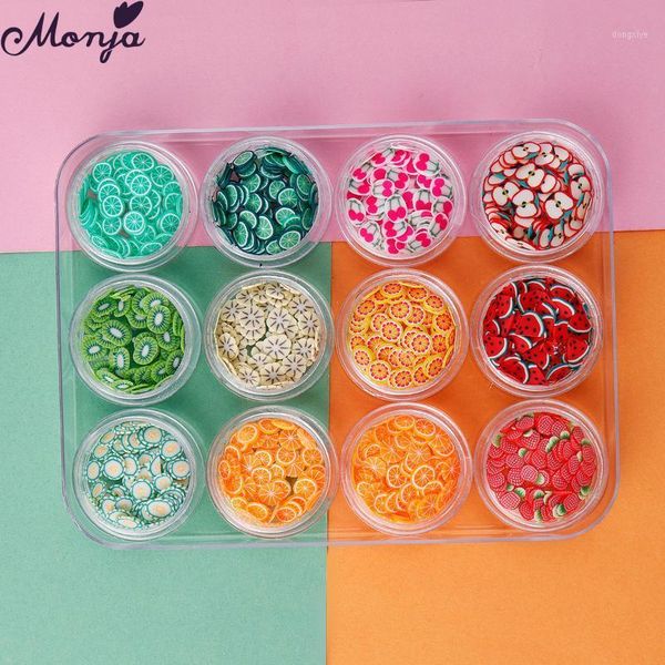 monja 12 styles apple lemon fruit pattern polymer slice colorful 3d charm summer design nail art flake diy manicure decorations1, Silver;gold
monja 12 styles apple lemon fruit pattern polymer slice colorful 3d charm summer design nail art flake diy manicure decorations1, Silver;gold