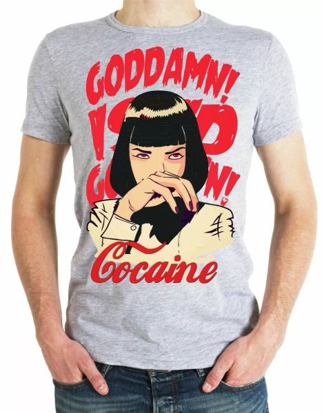 Pulp Fiction T-shirt Inspired Mia Wallace Crime Mafia Movie Drugs Tarantino, White;black
Pulp Fiction T-shirt Inspired Mia Wallace Crime Mafia Movie Drugs Tarantino, White;black