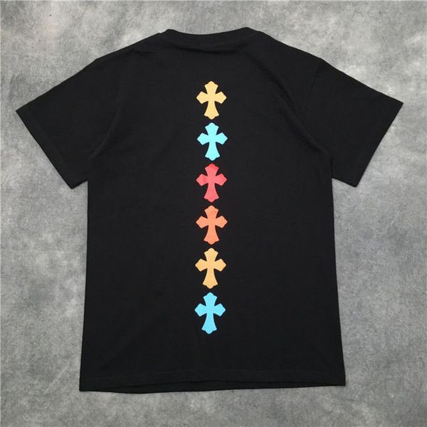 2021s summer street fashion brand crosin sanskrit back color cross print round neck short sleeve t-shirt, White;black
2021s summer street fashion brand crosin sanskrit back color cross print round neck short sleeve t-shirt, White;black