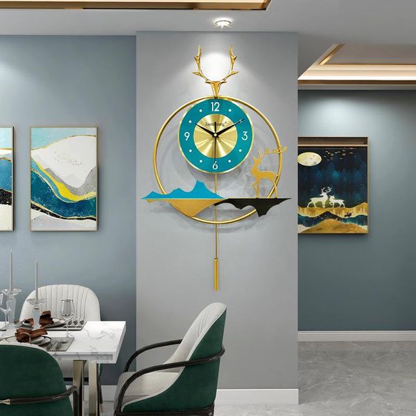 wall clocks nordic deer clock living room household light luxury style modern simple silent fashion european
wall clocks nordic deer clock living room household light luxury style modern simple silent fashion european
