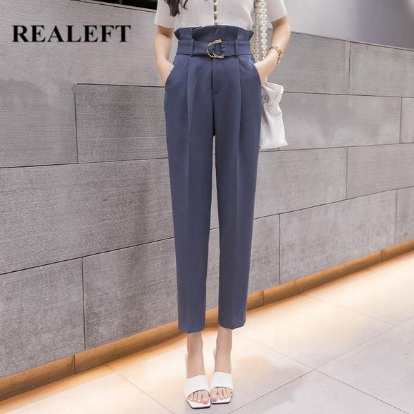 women's pants & capris realeft 2021 spring korean ol style women formal harem with belt high waist elegant office lady ankle-length bud, Black;white
women's pants & capris realeft 2021 spring korean ol style women formal harem with belt high waist elegant office lady ankle-length bud, Black;white