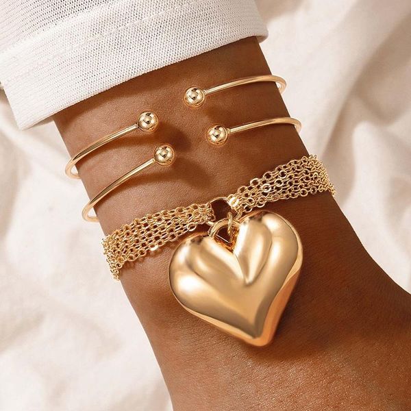 charm bracelets 3pcs/set bohemian gold color moon leaf crystal opal open bracelet set for women punk boho beach bangle jewelry gift, Golden;silver
charm bracelets 3pcs/set bohemian gold color moon leaf crystal opal open bracelet set for women punk boho beach bangle jewelry gift, Golden;silver