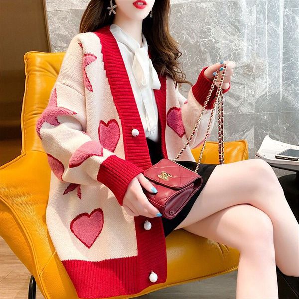 women's sweaters women winter knit cardigans v neck pearl beading sweet heart oversized jacket thick warm christmas coat 2wpt, White;black
women's sweaters women winter knit cardigans v neck pearl beading sweet heart oversized jacket thick warm christmas coat 2wpt, White;black