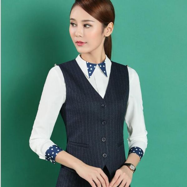 women's vests 2021 spring business formal female solid vest skirt suits fashion slim office ladies plus size work wear and pant, Black;white
women's vests 2021 spring business formal female solid vest skirt suits fashion slim office ladies plus size work wear and pant, Black;white