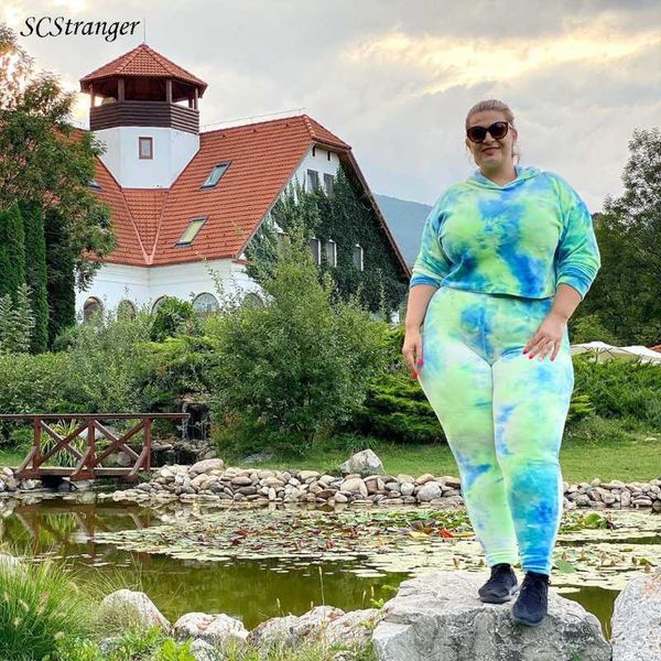 plus size tracksuits scstranger two piece set women light green hoodies suit fashion tie-dye printing high-neck hooded casual pant suits, Black
plus size tracksuits scstranger two piece set women light green hoodies suit fashion tie-dye printing high-neck hooded casual pant suits, Black