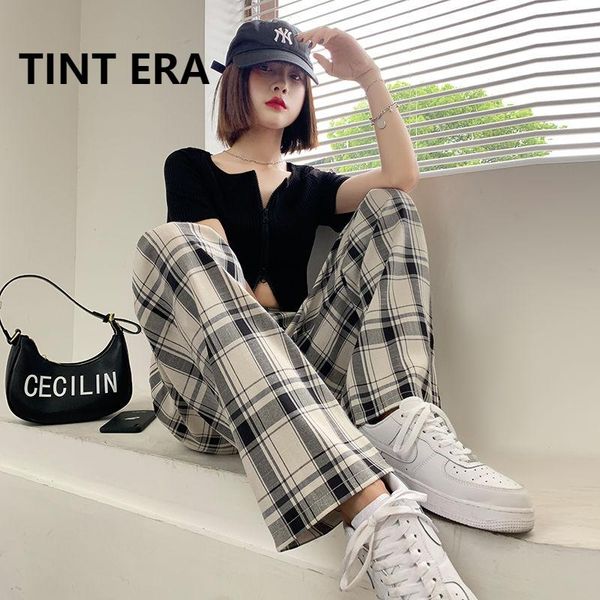 women's pants & capris tint era black white plaid women spring autumn high waist loose straight drape summer casual retro wide leg trou
women's pants & capris tint era black white plaid women spring autumn high waist loose straight drape summer casual retro wide leg trou