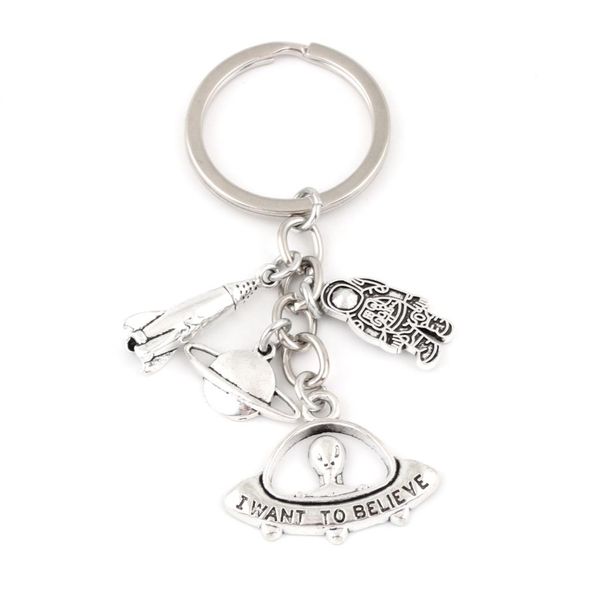 Rocket Spaceship Alien UFO Keychain Planet Astronaut Pendant Keyholder Fit Friend Gift Jewelry
Rocket Spaceship Alien UFO Keychain Planet Astronaut Pendant Keyholder Fit Friend Gift Jewelry
