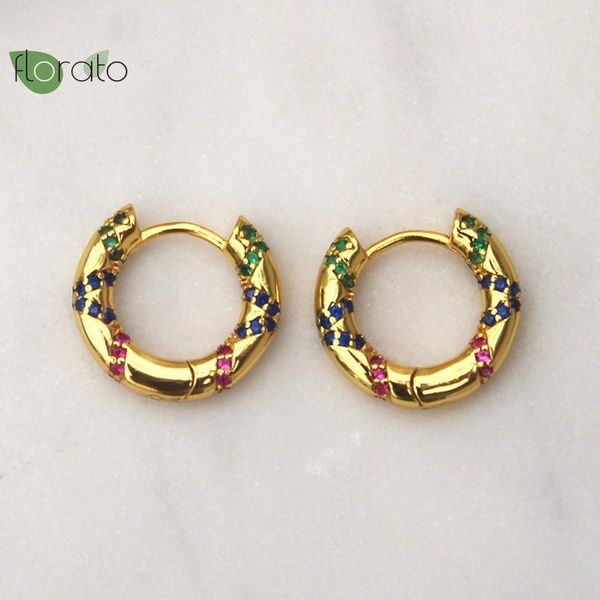 hoop & huggie 100% real 925 silver ear buckle circel earring colorful pave zircon earrings for women cz pendientes brincos joyeria, Golden;silver
hoop & huggie 100% real 925 silver ear buckle circel earring colorful pave zircon earrings for women cz pendientes brincos joyeria, Golden;silver