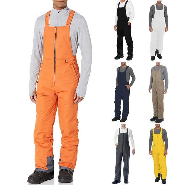 men's pants men ski outdoor sport waterproof suspenders trousers overalls windproof winter snow snowboard leg, Black
men's pants men ski outdoor sport waterproof suspenders trousers overalls windproof winter snow snowboard leg, Black