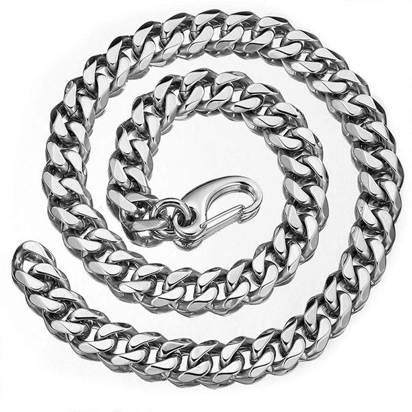 chains necklace men chain stainless steel cuban link long necklaces jewelry on the neck gifts for man wholesale, Silver
chains necklace men chain stainless steel cuban link long necklaces jewelry on the neck gifts for man wholesale, Silver