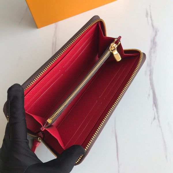 new luxurys designers wallet woman fashion clutch purses monogrames clemence long wallet card holder purse with box dust bag, Red;black
new luxurys designers wallet woman fashion clutch purses monogrames clemence long wallet card holder purse with box dust bag, Red;black