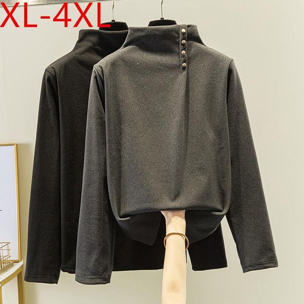 plus size t-shirt missfansiqi autumn winter women high neck long sleeve warm large loose casual tees xl 2xl 3xl 4xl, Black
plus size t-shirt missfansiqi autumn winter women high neck long sleeve warm large loose casual tees xl 2xl 3xl 4xl, Black