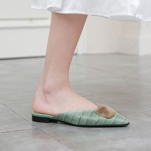 slippers mljuese 2021 women soft cow leather rome style summer metal decoration square toe green color sandals party dress, Black
slippers mljuese 2021 women soft cow leather rome style summer metal decoration square toe green color sandals party dress, Black