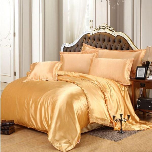 bedding sets golden silk/cotton set 3/4pcs solid color bed cover silky satin duvet bedspreads sheet king pillowcases size
bedding sets golden silk/cotton set 3/4pcs solid color bed cover silky satin duvet bedspreads sheet king pillowcases size