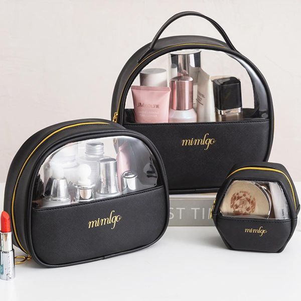 storage bags large capacity cosmetic bag cases female portable travel toiletry makeup for woman waterproof transparent organizer