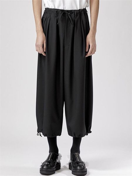 men's pants menswear plus-size loose hair stylist fashion runway street style knickerbockers slacks clothing, Black
men's pants menswear plus-size loose hair stylist fashion runway street style knickerbockers slacks clothing, Black