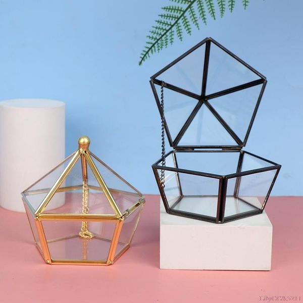 geometrical glass jewelry box gift packing perpetual flower cover deskornaments 1pc wrap
geometrical glass jewelry box gift packing perpetual flower cover deskornaments 1pc wrap