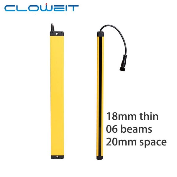 smart home control cloweit 18x35 safety light curtains aps18-0620 3m detecting distance super thin grating device protector for narrow space
smart home control cloweit 18x35 safety light curtains aps18-0620 3m detecting distance super thin grating device protector for narrow space