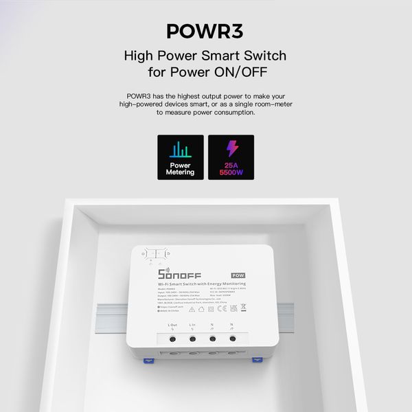 sonoff pow r3 25a power metering wifi smart switch control overload protection energy saving track on ewelink voice controller wholesale
sonoff pow r3 25a power metering wifi smart switch control overload protection energy saving track on ewelink voice controller wholesale
