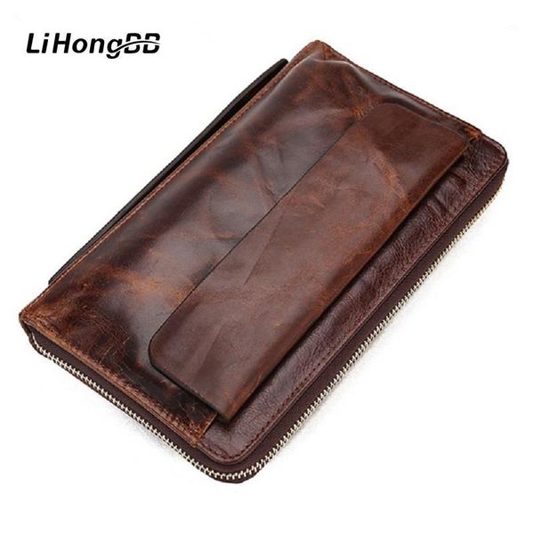 wallets 2021 luxury vintage genuine leather men male business zipper clutch bag mens purse man card holder wallet wrist bags1, Red;black
wallets 2021 luxury vintage genuine leather men male business zipper clutch bag mens purse man card holder wallet wrist bags1, Red;black