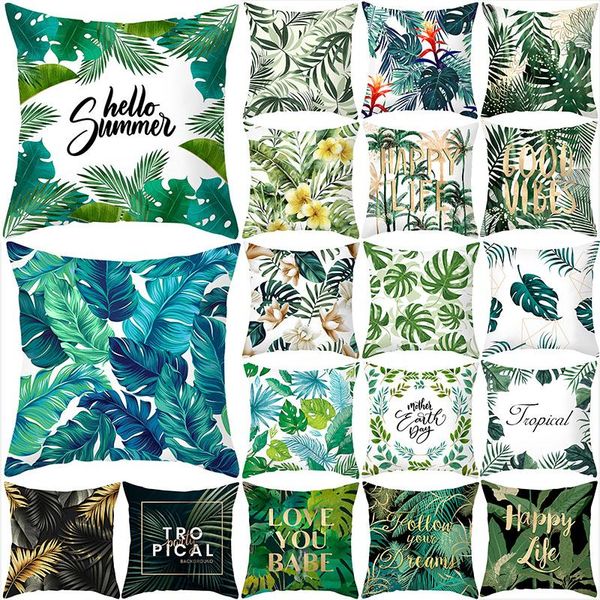 cushion/decorative pillow summer tropical plants cushion cover letters decorative pillowcase sofa cushions green covers nordic home decor po
cushion/decorative pillow summer tropical plants cushion cover letters decorative pillowcase sofa cushions green covers nordic home decor po