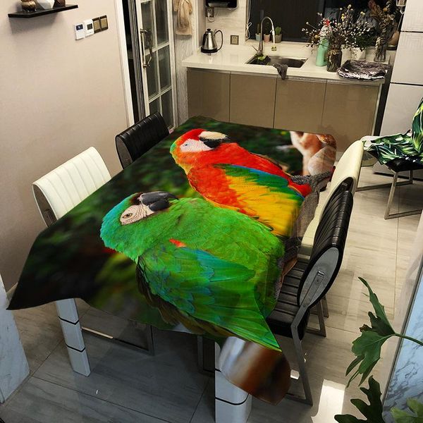 table cloth cute parrot tablecloth 3d print cartoon polyester waterproof rectangular kitchen dinner picnic mat cover home decoration
table cloth cute parrot tablecloth 3d print cartoon polyester waterproof rectangular kitchen dinner picnic mat cover home decoration