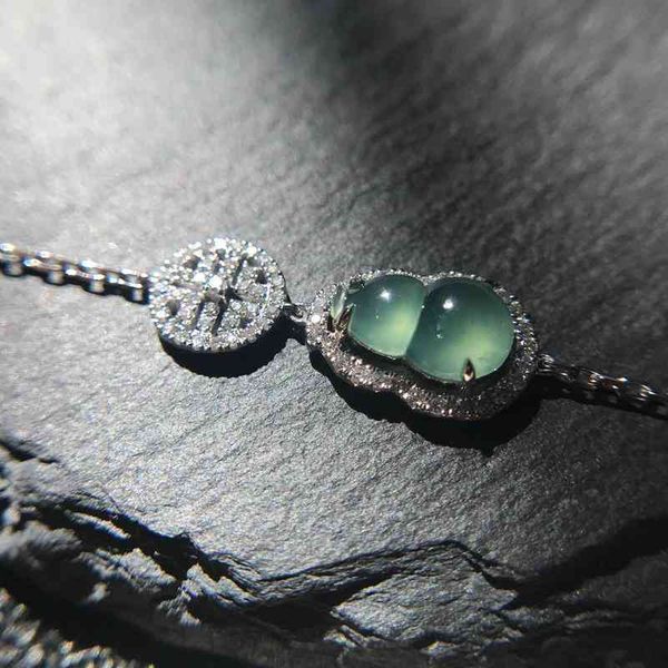 original designer craft natural chalcedony gourd bracelet chinese style retro fresh and elegant charm lady silver jewelry, Golden;silver
original designer craft natural chalcedony gourd bracelet chinese style retro fresh and elegant charm lady silver jewelry, Golden;silver