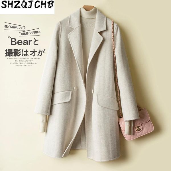 100% wool coat women long double-faced jacket korean fashion overcoat ladies coats abrigos mujer elegante 722 kj women's & blends, Black
100% wool coat women long double-faced jacket korean fashion overcoat ladies coats abrigos mujer elegante 722 kj women's & blends, Black