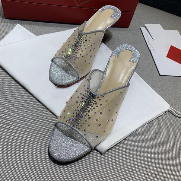 slippers silver high heels mesh fashionable rhinestone hollow open toe pointed stiletto 5.5cm sheepskin ladies shoes, Black
slippers silver high heels mesh fashionable rhinestone hollow open toe pointed stiletto 5.5cm sheepskin ladies shoes, Black