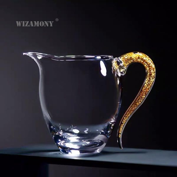 crystal gold foil fair mug thickened glass tea set cup sea ware color handle side suit wine glasses
crystal gold foil fair mug thickened glass tea set cup sea ware color handle side suit wine glasses