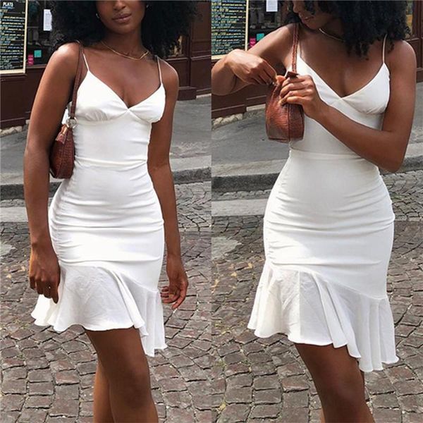 casual dresses spaghetti straps ruffles mini dress club party elegant sleeveless slip women's summer sundress outfits holiday, Black;gray
casual dresses spaghetti straps ruffles mini dress club party elegant sleeveless slip women's summer sundress outfits holiday, Black;gray
