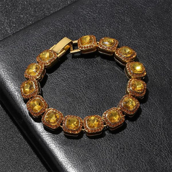 link, chain hip hop 13mm prong micro pave cubic zircon alloy tennis bracelet bling male wristband street jewelry for cool boys, Black
link, chain hip hop 13mm prong micro pave cubic zircon alloy tennis bracelet bling male wristband street jewelry for cool boys, Black