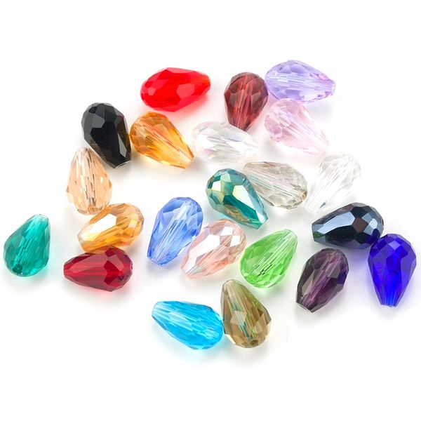 6x8mm,8x10mm crystal tear drop shape beads glass beads loose spacer round beads for jewelry making diy 24 colors, Silver
6x8mm,8x10mm crystal tear drop shape beads glass beads loose spacer round beads for jewelry making diy 24 colors, Silver