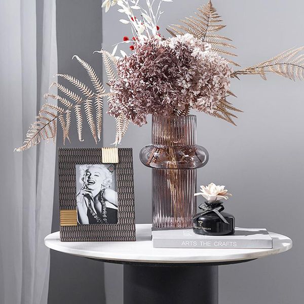 frames light luxury coffee color leather with brass po frame home room bedroom sales office counter soft decorations ornaments
frames light luxury coffee color leather with brass po frame home room bedroom sales office counter soft decorations ornaments