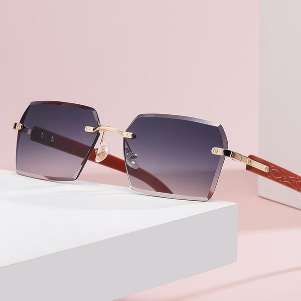 sunglasses unique cutting rimless small square for men vintage gradient pilot driving sun glasses women imitation wood shade, White;black
sunglasses unique cutting rimless small square for men vintage gradient pilot driving sun glasses women imitation wood shade, White;black