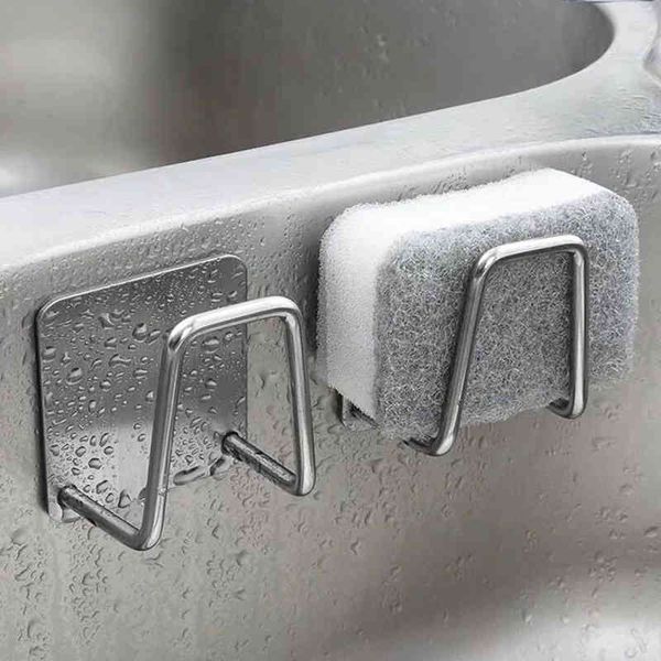 kitchen stainless steel sink sponges holder self-adhesive drainage rack kitchen wall hooks accessories storage organizer
kitchen stainless steel sink sponges holder self-adhesive drainage rack kitchen wall hooks accessories storage organizer