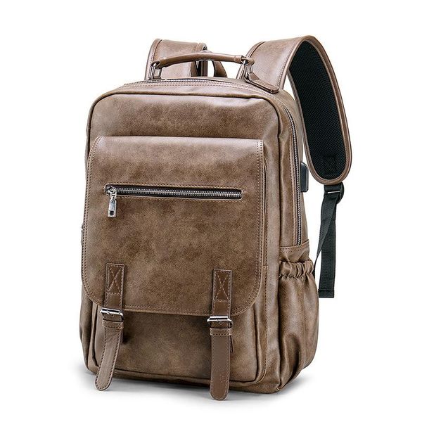 backpack quality leather male men pu 14inch laptravel book mens fashion large capacity backpacks
backpack quality leather male men pu 14inch laptravel book mens fashion large capacity backpacks