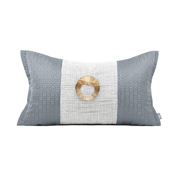 cushion/decorative pillow blue gray stitching waist pillows sofa living room cushion covers gold metal accessories decorative cushions for b
cushion/decorative pillow blue gray stitching waist pillows sofa living room cushion covers gold metal accessories decorative cushions for b