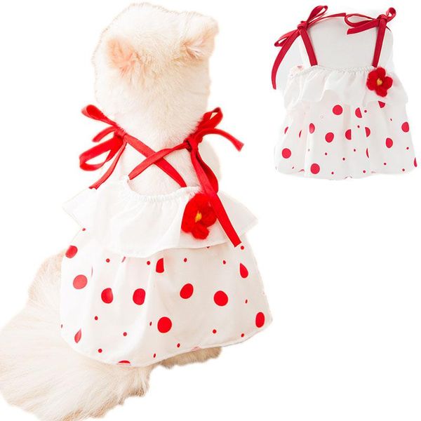 dog apparel red dot chiffon princess dress summer pet female dresses for small dogs poodle chihuahua xs s m l xl flower shirt skirt
dog apparel red dot chiffon princess dress summer pet female dresses for small dogs poodle chihuahua xs s m l xl flower shirt skirt