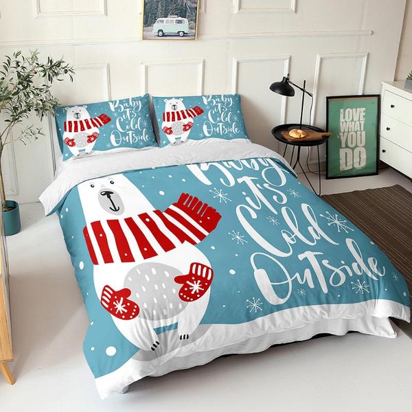 bedding sets children set 3d polar bear pattern comfor cover for teen boys girls baby bedroom decoration full size home textile 3pcs
bedding sets children set 3d polar bear pattern comfor cover for teen boys girls baby bedroom decoration full size home textile 3pcs