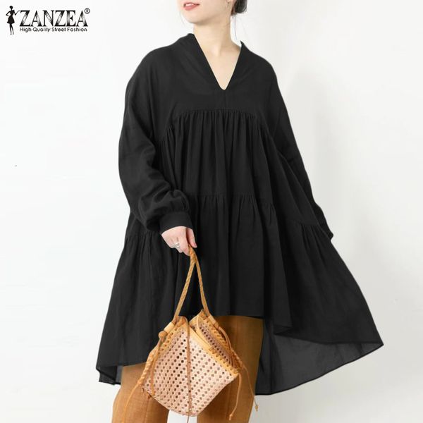 two piece dress 2021 women long sleeve blouse spring v neck ruffles retro female solid loose chemise casual pleated blusas pl, White
two piece dress 2021 women long sleeve blouse spring v neck ruffles retro female solid loose chemise casual pleated blusas pl, White